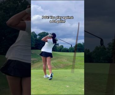 D1 Golfer CRUSHES Amateurs!! #golf #fail #funny #fyp #shorts #d1 #commonclub