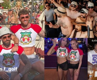 Wrexham players enjoying Las Vegas after promotion as Arthur Okonkwo, Elliot Lee, James McClean
