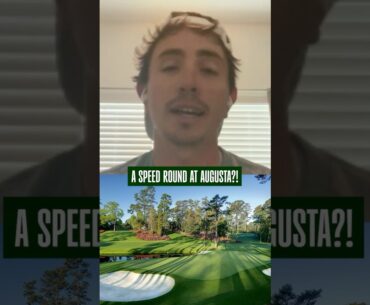 Did Nico Echavarria play the fastest round in Augusta National history?