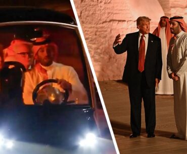 Trump takes golf cart tour of At-Turaif with MBS ahead of Saudi state dinner