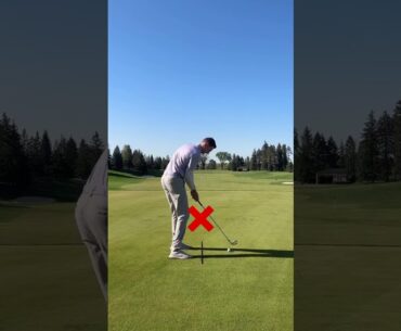 STOP forcing rotation… If you’re an amateur golfer with an outside-in path, the last thing you need