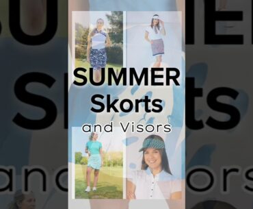 Summer Skorts & Visors for all you golfing ladies #youtubeshorts #shopping #golf