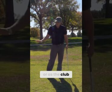Golf Swing Facts | Handle Forward for Solid Impact! #golf #swing #impact #consistency #solidcontact