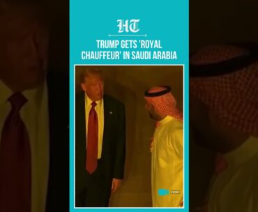 Saudi Crown Prince MBS Gives Trump a Personal Golf Cart Tour in Riyadh | #shorts