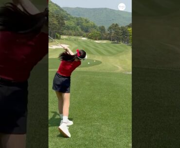 꽉 채운 오전티업 ⛳️🍫❣️ 오늘은 타이거우즈 룩 😗 행운 나눠드려요~~ | KLPGA 조연희(Yeonhee Cho) #골프레슨_필드