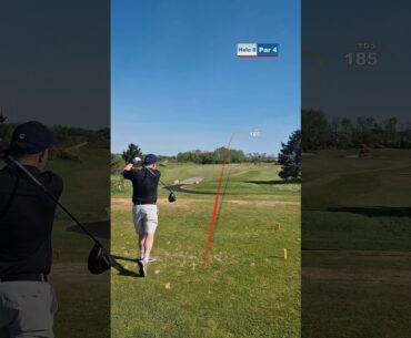 Golf - Andy's Tee Shot on the 8th at Whitley Bay #golf  #whitleybaygolfclub #northumberlandgolf