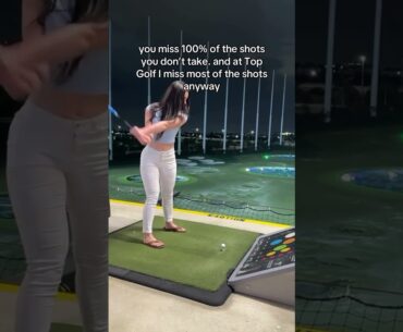 Hot golf girl