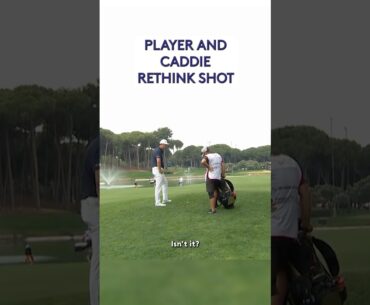 Caddie suggests club CHANGE 👀
