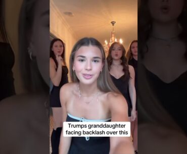 Trumps granddaughter Kai facing backlash over this #trump #donaldtrump #maga #kaitrump #shorts