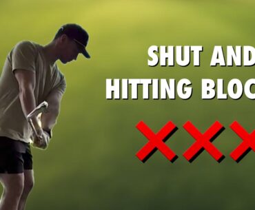 Hitting blocks with a CLOSED clubface? 🤔