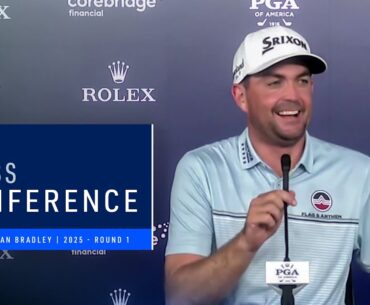 Keegan Bradley Press Conference | 2025 PGA Championship Round 1