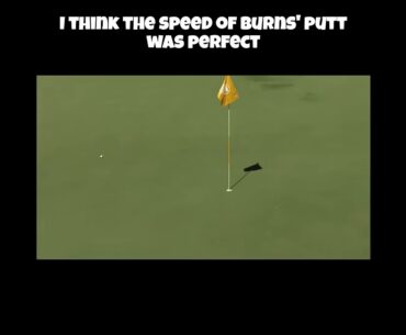 Sam Burns Makes Outstanding Long Putt! #golf #samburns #pgatour