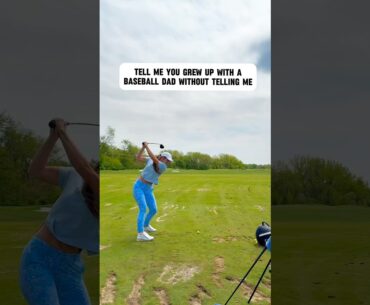 Tell me you have a baseball dad without telling me! #golf #golfgirl #golfswing #golfdad #golfhumor
