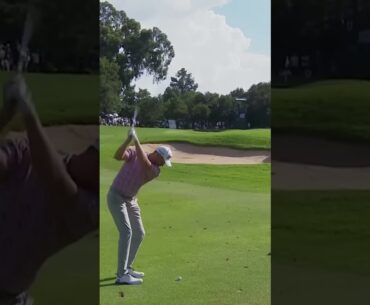 Jacques KRUYSWIJK iron swing down the line 2025 #golfswing #dpworldtour #jacqueskruyswijk