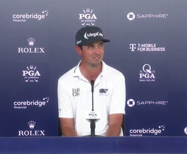 Unfamiliar territory for JT Poston in the first round of the PGA Championship