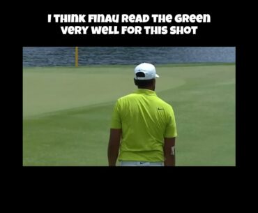 Tony Finau Makes Amazing Chip Shot for Birdie! #golf #tonyfinau #pgatour