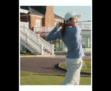 Kai Madison Trump plays golf