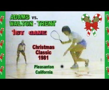LYNN ADAMS vs. KARIN WALTON: Christmas Classic 1981 (Game 1) Pleasanton, CA