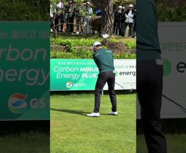 (3명)프로들의 티샷 전 스윙체크 #Sarit SUWANNARUT #김비오 #김영수 #드라이버 #슬로우모션 #golfswing #koreagolf
