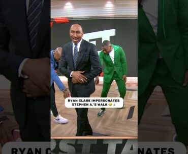 RC did his best Stephen A. walk impression 😂🚶