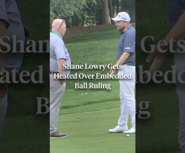 Shane Lowry was less than pleased about this ruling at the PGA Championship. 😳