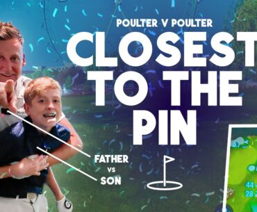Ian Poulter vs Son! | Closest To The Pin | Trackman Challenge