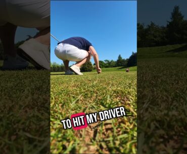 Using my golf ball like a hammer #golfsisters #golf #golfgirl #girlsgolftoo #femalegolferproblems
