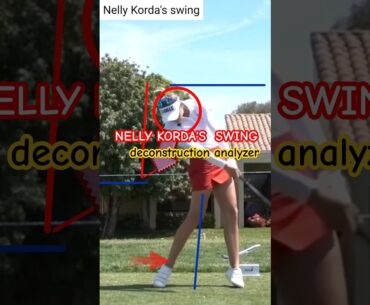 Nelly korda swing slow motion. Driver visualization education #golf #golftechnique #nellykorda