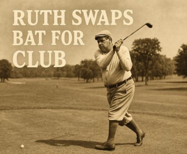 Babe Ruth Swaps Bat for Golf Club in Florida! (1930s Newsreel) 🏌️‍♂️⚾