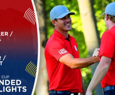 Koepka & Snedeker vs Kaymer & Willett | Extended Highlights | 2016 Ryder Cup