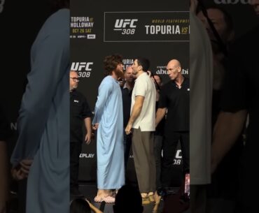 Shara Bullet faces-off with Armen Petrosyan 🔥 #UFC #MMA #UFC308