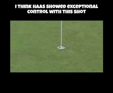 Bill Haas Holes Stunning Chip Shot! #golf #billhaas #pgatour