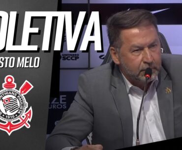 COLETIVA AUGUSTO MELO | COM IMAGENS | Presidente do Corinthians