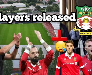 Wrexham news today !!  8 players released by Phil Parkinson ahead of Championship