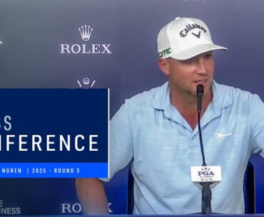 Alex Noren Press Conference | 2025 PGA Championship Round  3