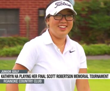Ha prepares to play her final Scott Robertson Memorial Golf Tournament