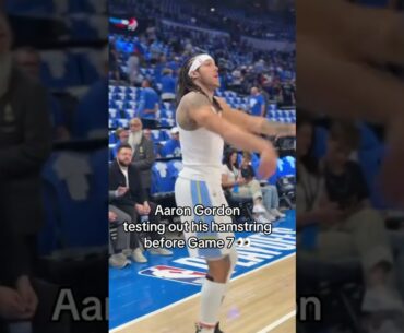 🚨 Aaron Gordon will play & start in Game 7 🚨