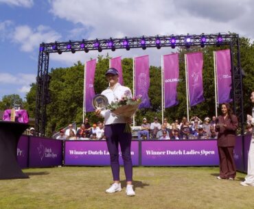 Anne van Dam na tweede plaats in Dutch Ladies Open: 'Mooi dat ik op deze manier eindig'
