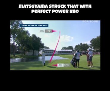Hideki Matsuyama Hits Aggressive and Fantastic Shot! #golf #hidekimatsuyama #pgatour