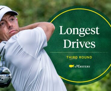 The Longest Drives From the Third Round | The 2025 Masters