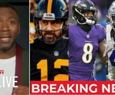 FULL NFL LIVE | Steelers-Rodgers latest news? - Cowboys dethrone Eagles? - Ravens dethrone Chiefs?