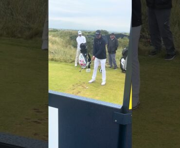 Jacob Skov Olesen At the Open from Royal Troon in the rain! #golfswing #golf