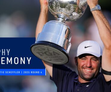 Scottie Scheffler's Trophy Presentation | 2025 PGA Championship
