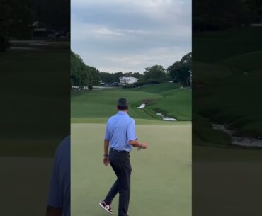 Bennett wanted to play Quail Hollow too. 😂