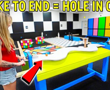 Crazy ONE OF A KIND Mini Golf Course!