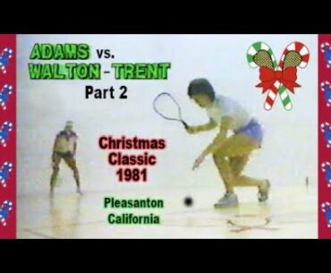 LYNN ADAMS vs. KARIN WALTON: Christmas Classic 1981 (Part 2) Pleasanton, CA