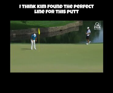Michael Kim Sinks Stunning Long Putt! #golf #michaelkim #pgatour