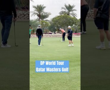 First day of Qatar Masters Golf in Doha #doha #qatar