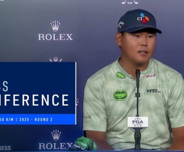 Si Woo Kim Press Conference | 2025 PGA Championship Round 2