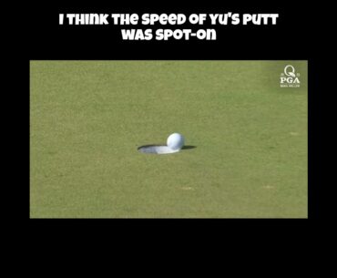 Kevin Yu Makes Excellent Putt! #golf #kevinyu #pgatour